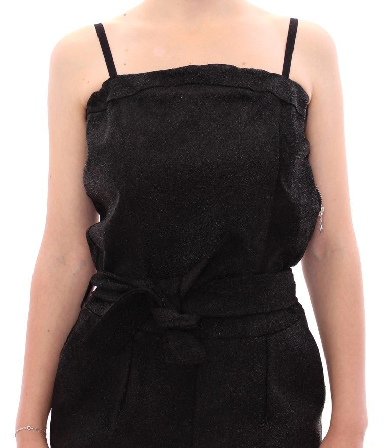 Black Leather Jumpsuit - coffeewithmee2La Maison du CouturierP1079S