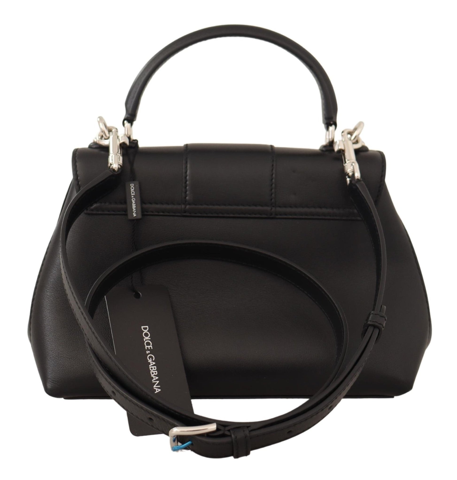 Black Leather LUCIA Hand Shoulder Women Bag - coffeewithmee2Dolce & GabbanaP0457S