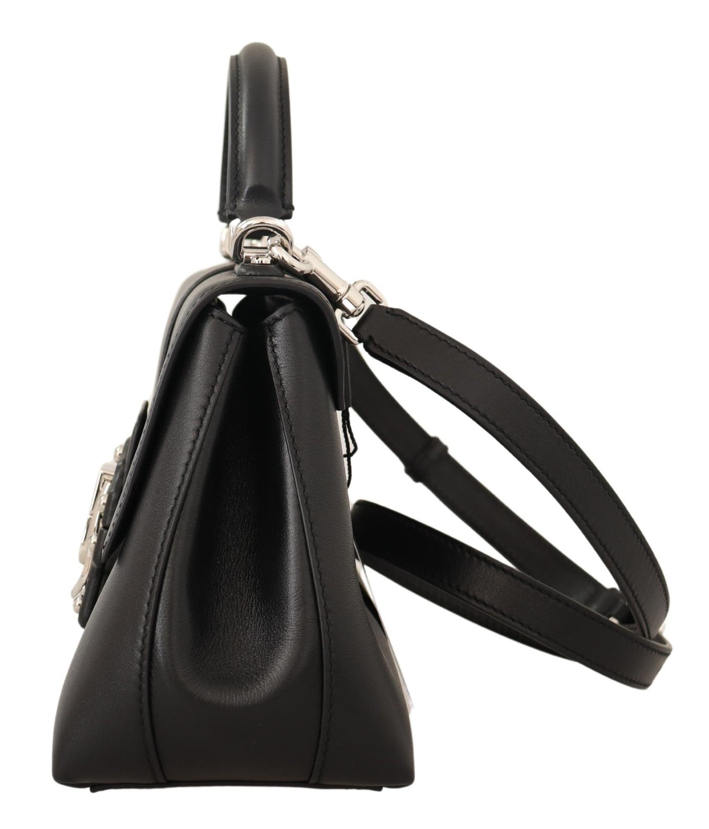 Black Leather LUCIA Hand Shoulder Women Bag - coffeewithmee2Dolce & GabbanaP0457S