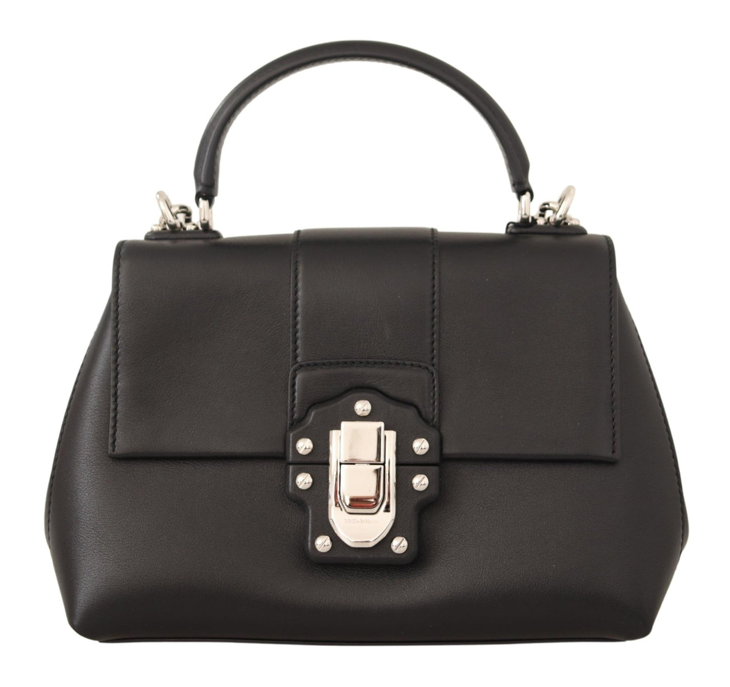 Black Leather LUCIA Hand Shoulder Women Bag - coffeewithmee2Dolce & GabbanaP0457S