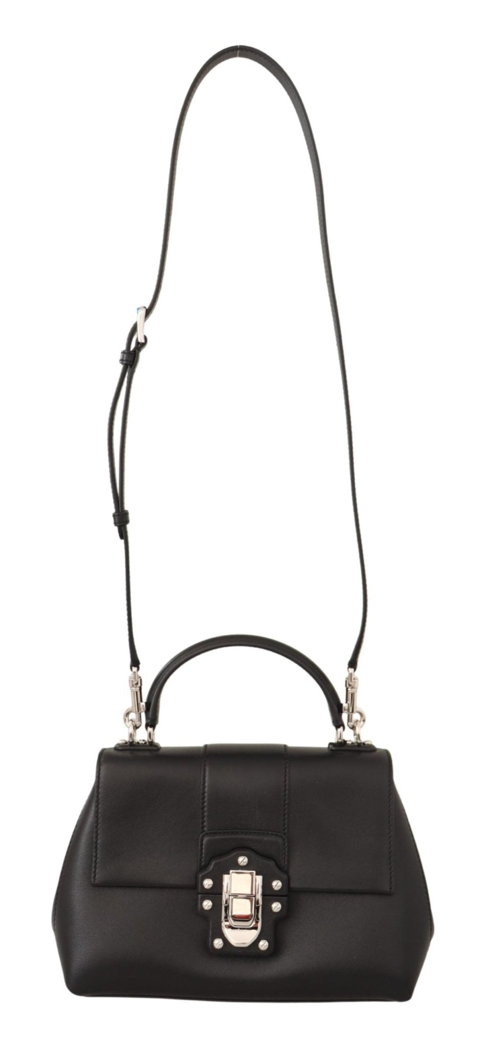 Black Leather LUCIA Hand Shoulder Women Bag - coffeewithmee2Dolce & GabbanaP0457S