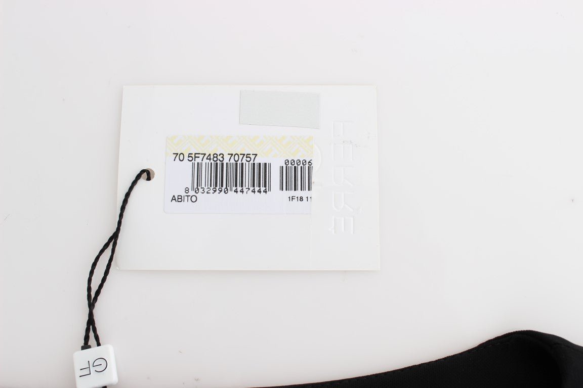 Black Longsleeved Wiggle Pencil Dress - coffeewithmee2GF FerreP1094S