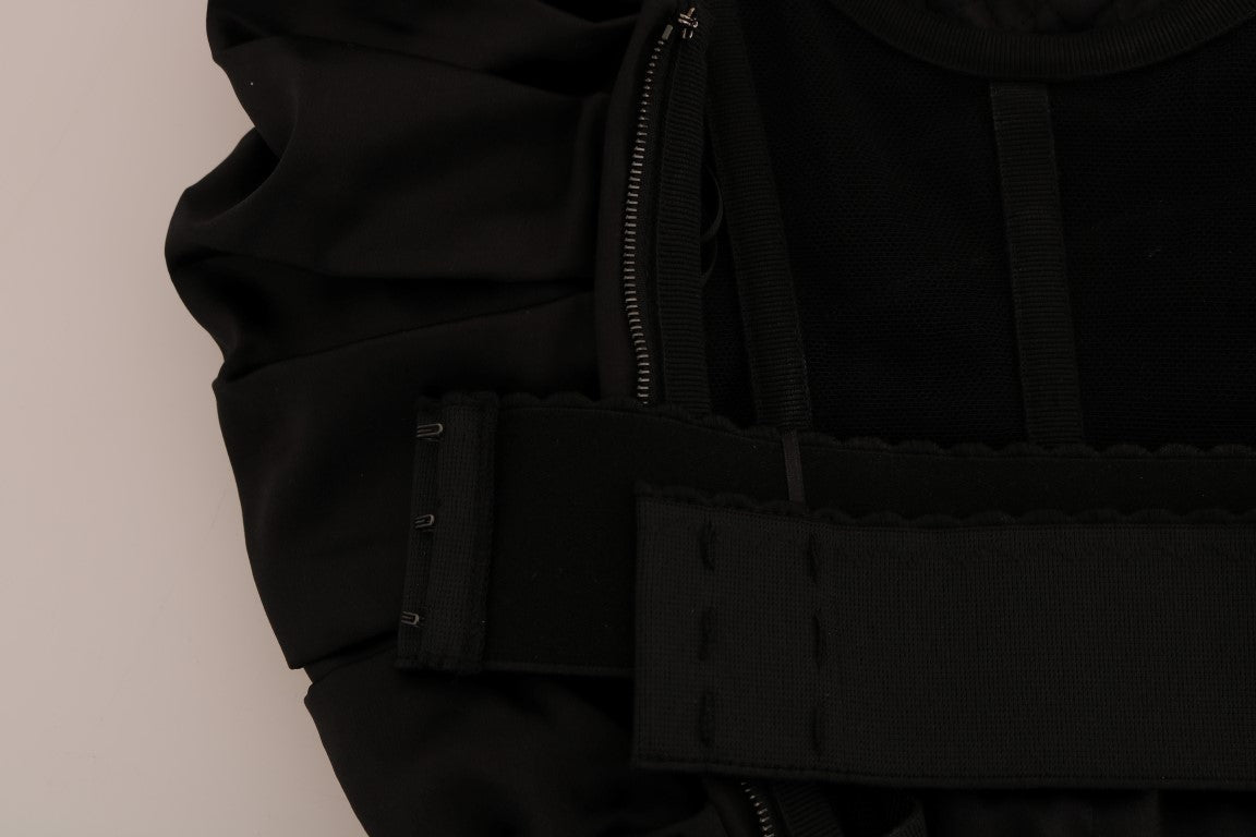 Black Mermaid Ruched Gown Dress - coffeewithmee2Dolce & GabbanaP1304S