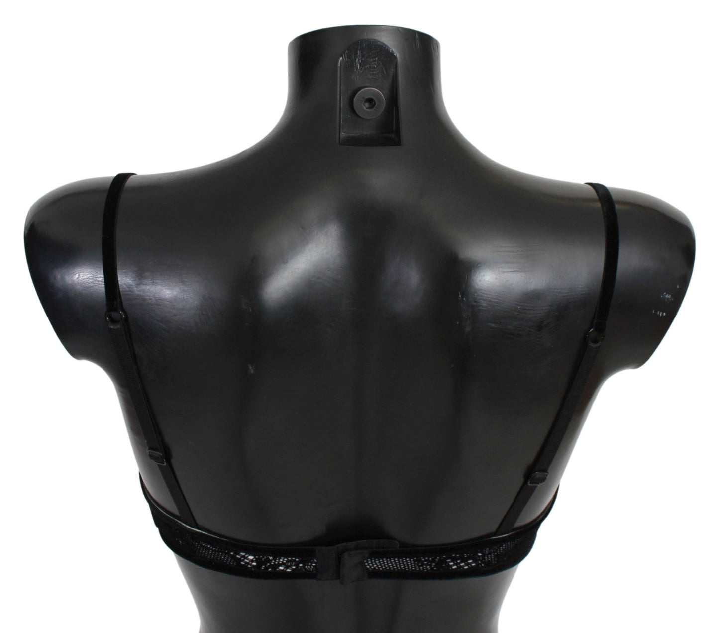 Black Mesh Balconcino Bra Nylon Underwear - coffeewithmee2Ermanno ScervinoP3206S