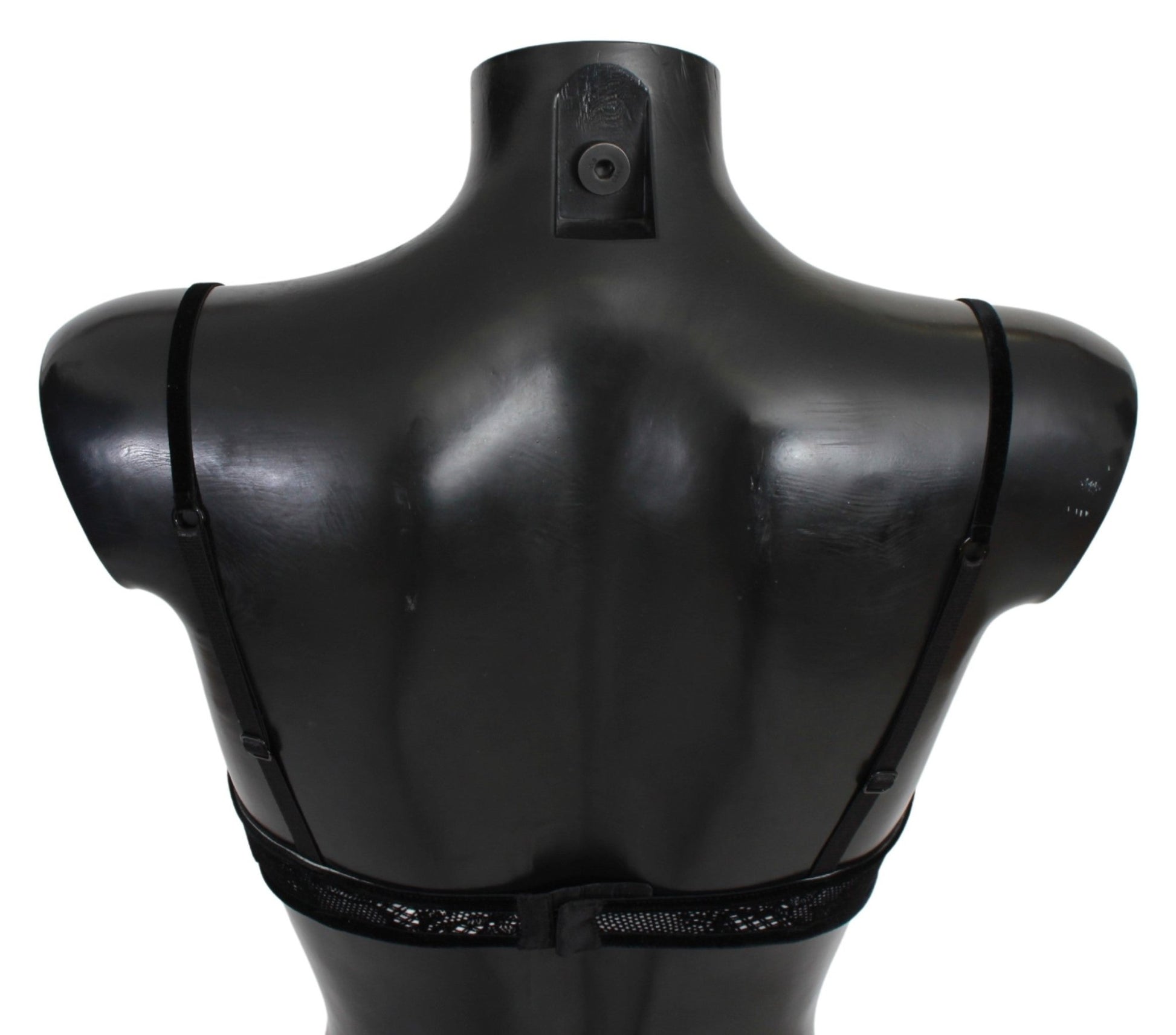 Black Mesh Balconcino Bra Nylon Underwear - coffeewithmee2Ermanno ScervinoP3206S