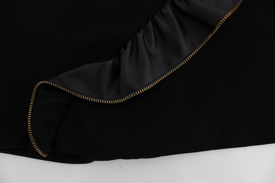 Black Mini Pencil Skirt - coffeewithmee2Frankie MorelloP1730S