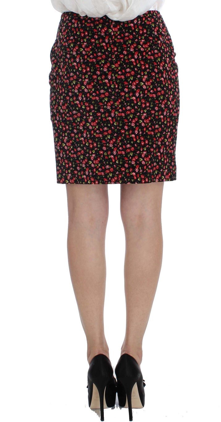 Black Multicolor Floral Suit - coffeewithmee2BENCIVENGAP1659S