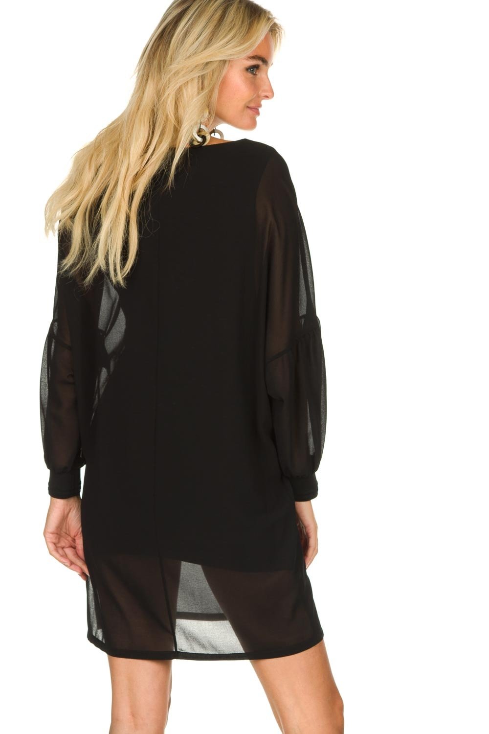 Black Polyester Party Dress - coffeewithmee2Patrizia PepeP4258S