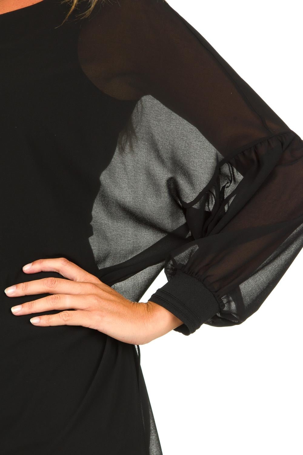 Black Polyester Party Dress - coffeewithmee2Patrizia PepeP4258S