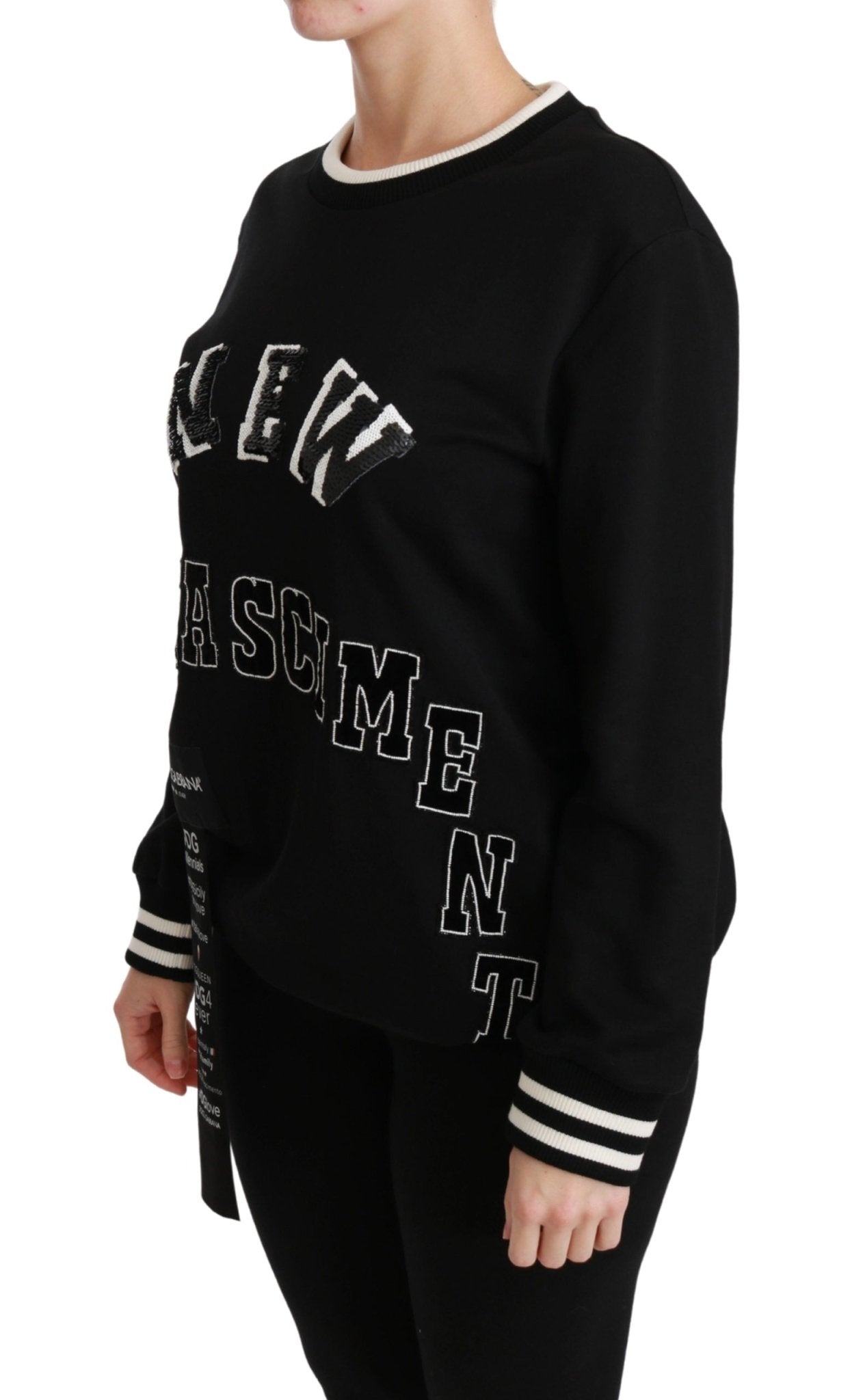 Black Rinascimento #DGmillennials Sweater - coffeewithmee2Dolce & GabbanaP2866S