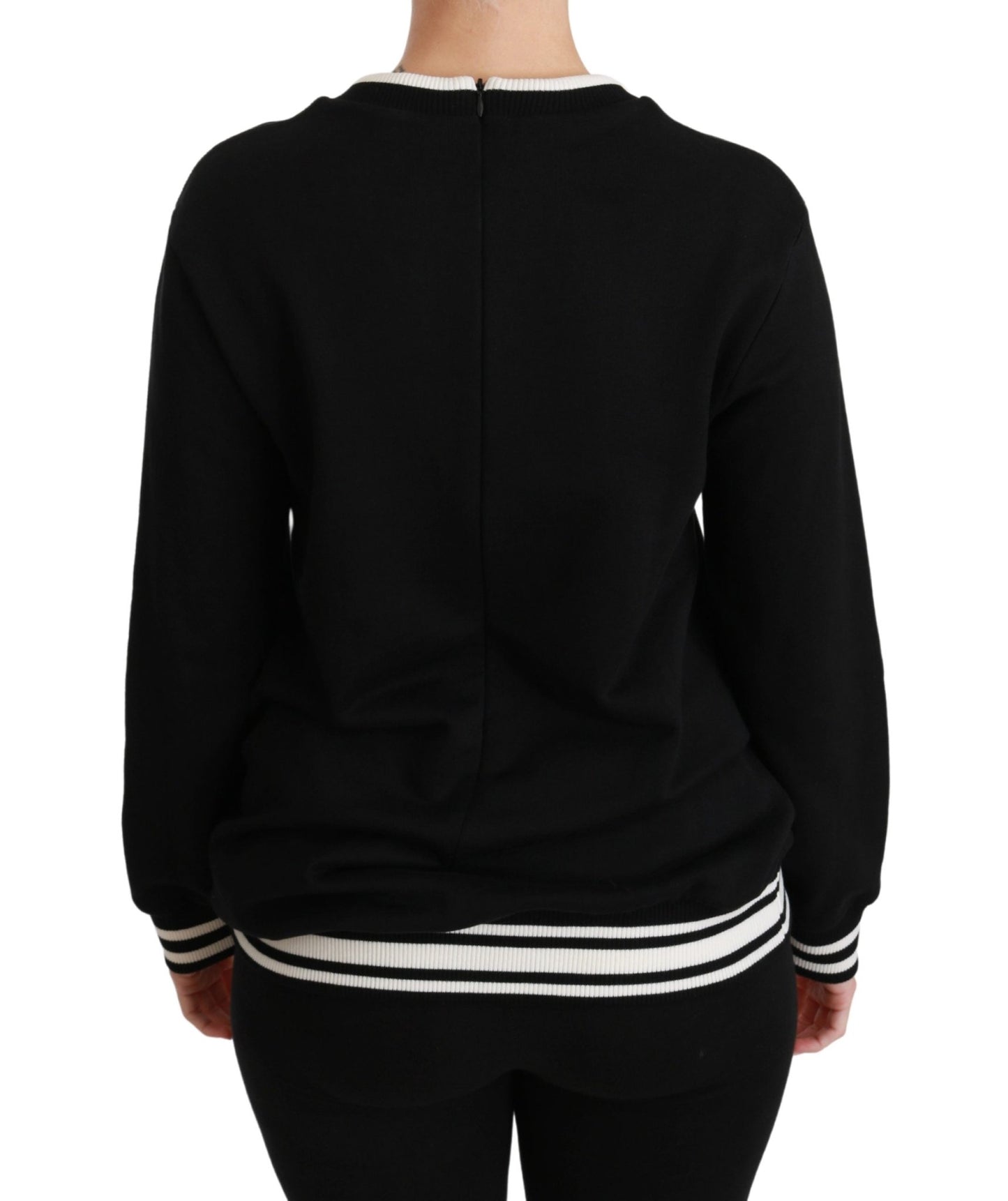 Black Rinascimento #DGmillennials Sweater - coffeewithmee2Dolce & GabbanaP2866S