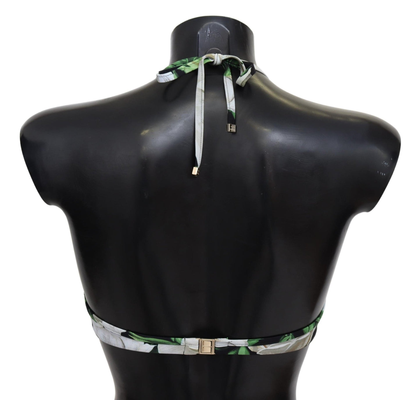 Black Rose Print Swimsuit Beachwear Bikini Tops - coffeewithmee2Dolce & GabbanaP4104S