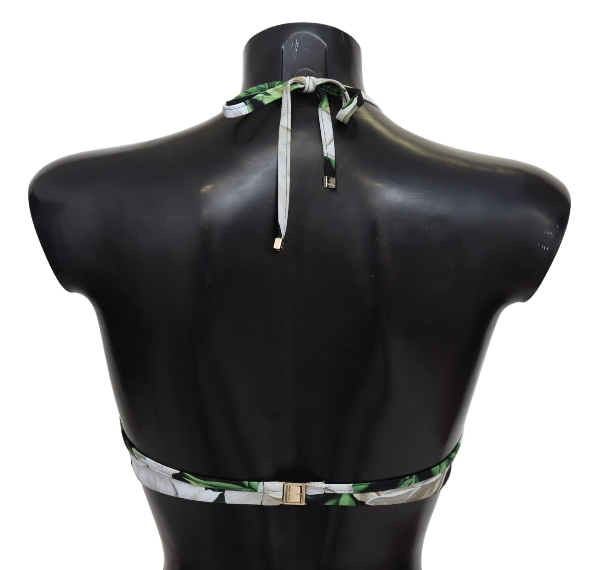 Black Rose Print Swimsuit Beachwear Bikini Tops - coffeewithmee2Dolce & GabbanaP4104S