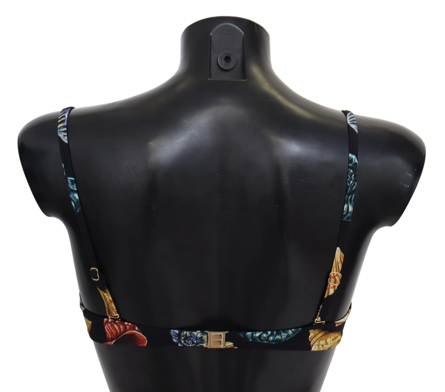 Black Seashells Print Women Swimwear Bikini Tops - coffeewithmee2Dolce & GabbanaP4138S