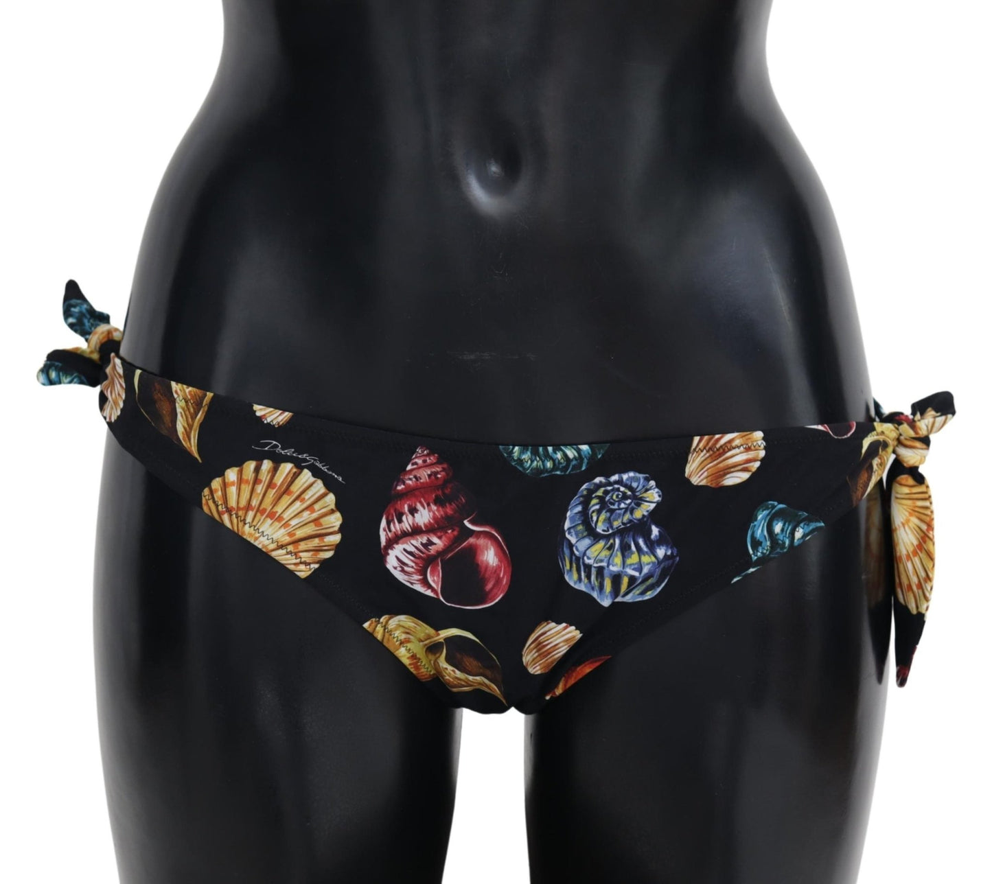 Black Seashells Swimwear Beachwear Bikini Bottom - coffeewithmee2Dolce & GabbanaP3942S
