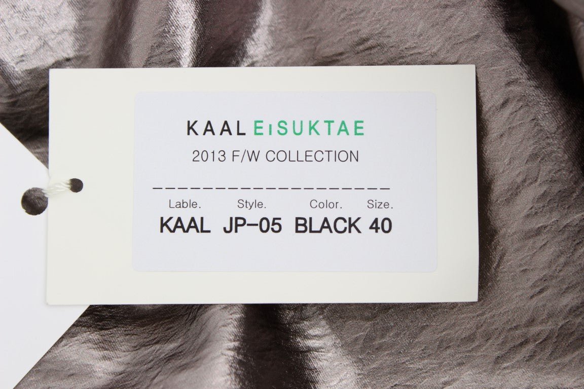 Black Short Croped Coat Bomber Jacket - coffeewithmee2KAALE SUKTAEP1185S