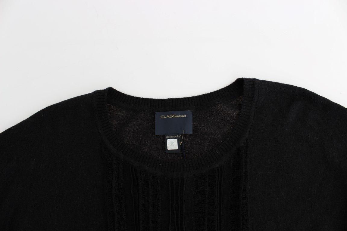 Black short sleeved jumper - coffeewithmee2CavalliP0610S