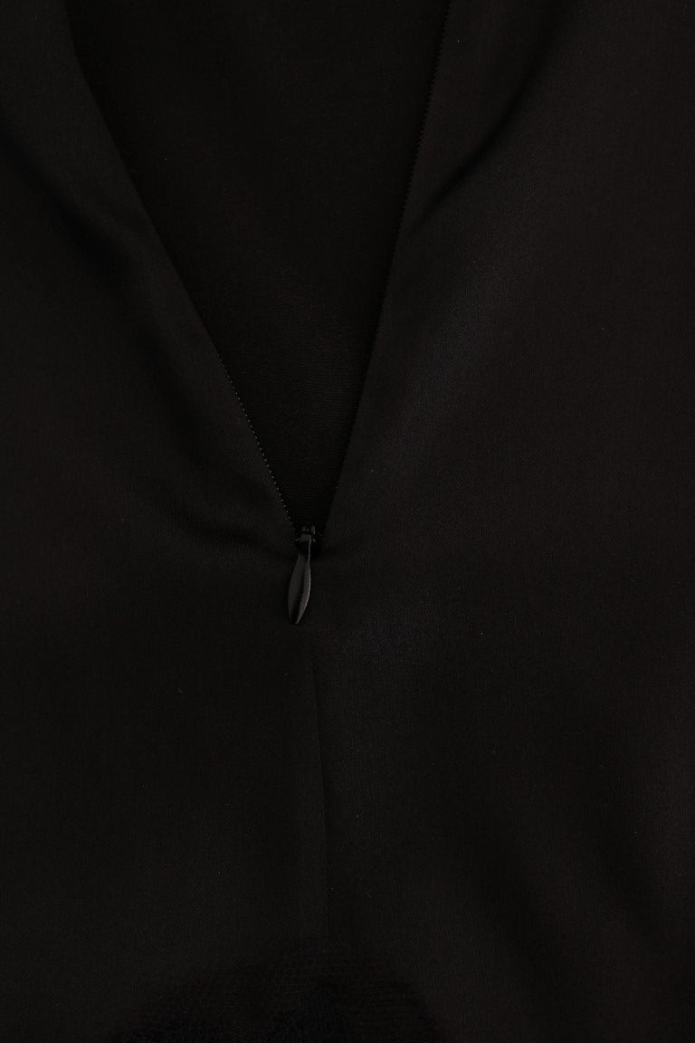 Black Sicily Embroidered Lace Blouse - coffeewithmee2Dolce & GabbanaP1310S