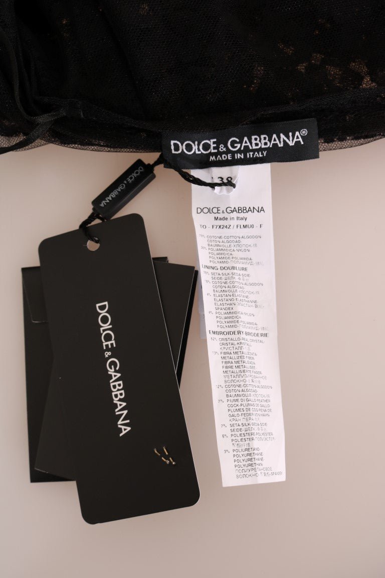 Black Sicily Embroidered Lace Blouse - coffeewithmee2Dolce & GabbanaP1310S