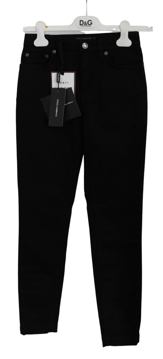Black Skinny Trouser Cotton Stretch Jeans - coffeewithmee2Dolce & GabbanaP3314S