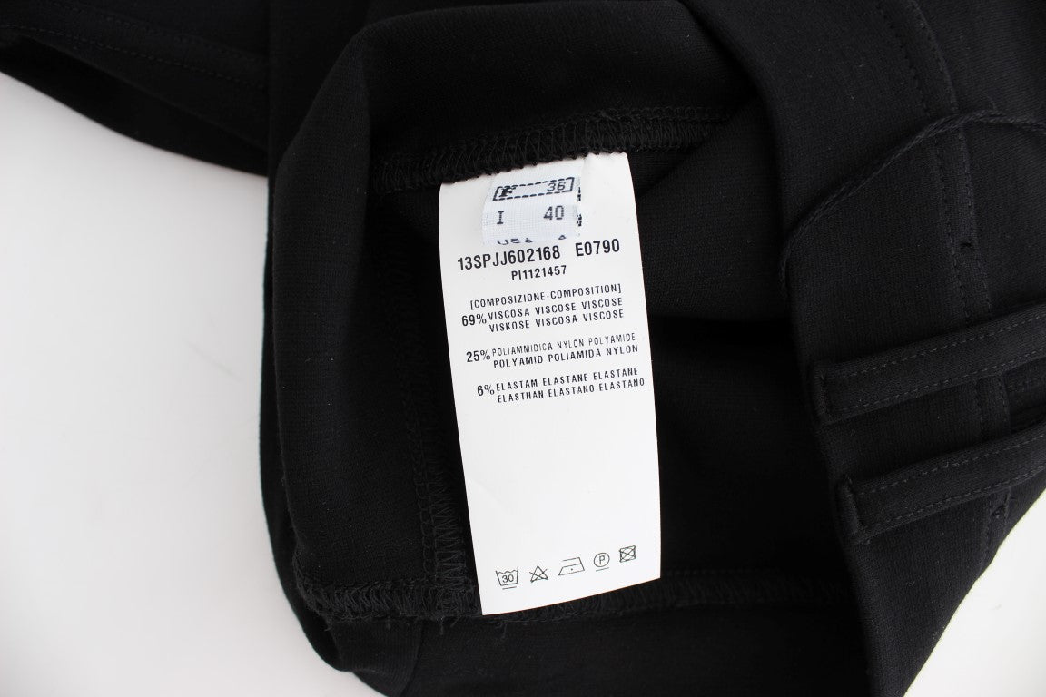 Black Straight Pencil Skirt - coffeewithmee2PLEIN SUDP1725S