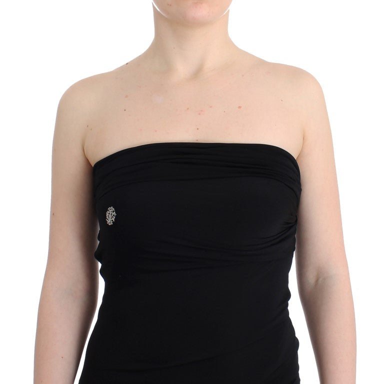 Black strapless maxi dress - coffeewithmee2CavalliP0591S