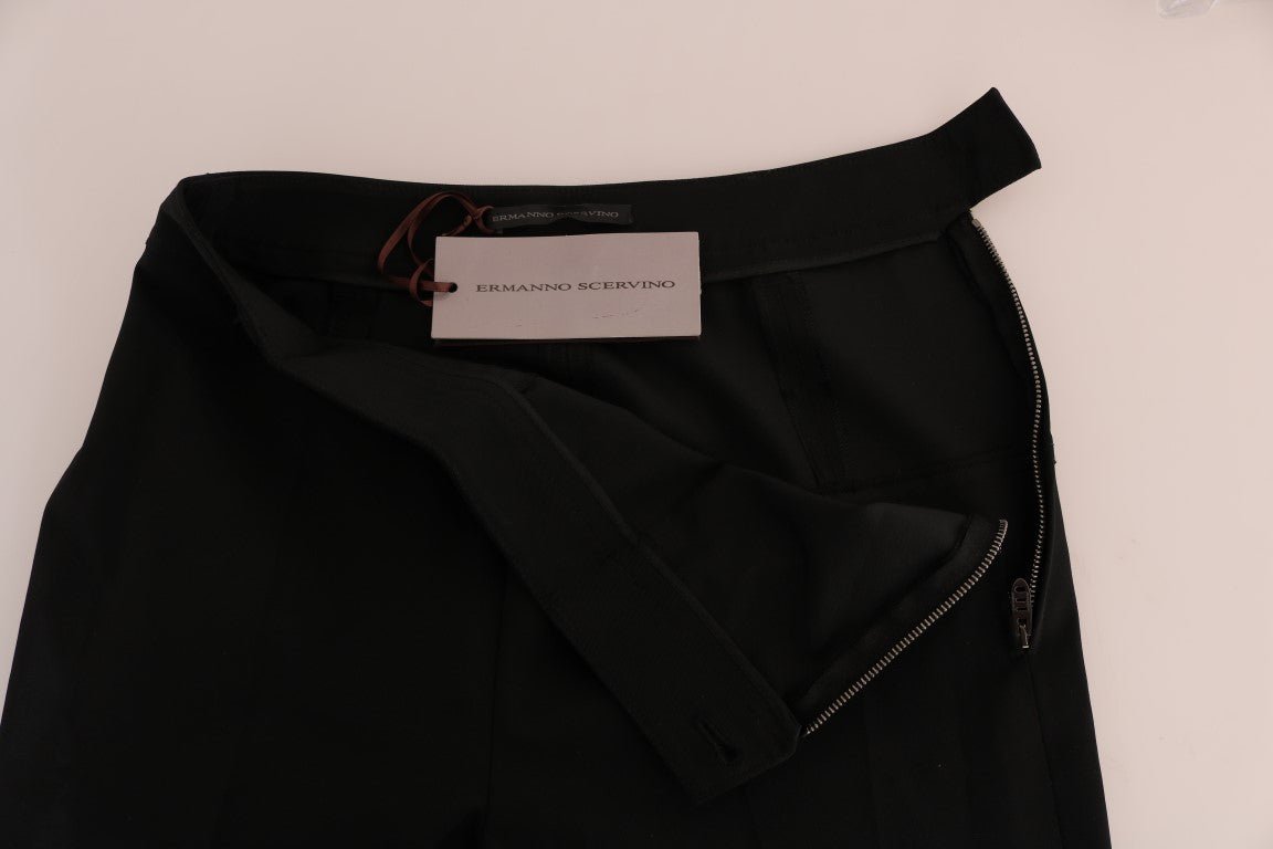 Black Stretch Leggings Pants - coffeewithmee2Ermanno ScervinoP2190S