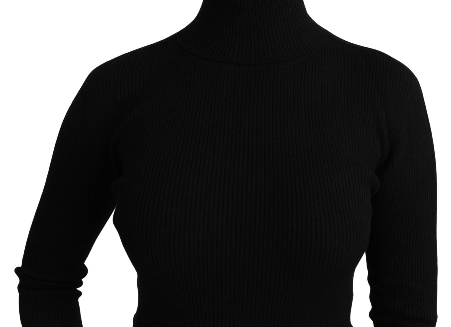 Black Turtleneck Wool Pullover Sweater - coffeewithmee2Dolce & GabbanaP3017S