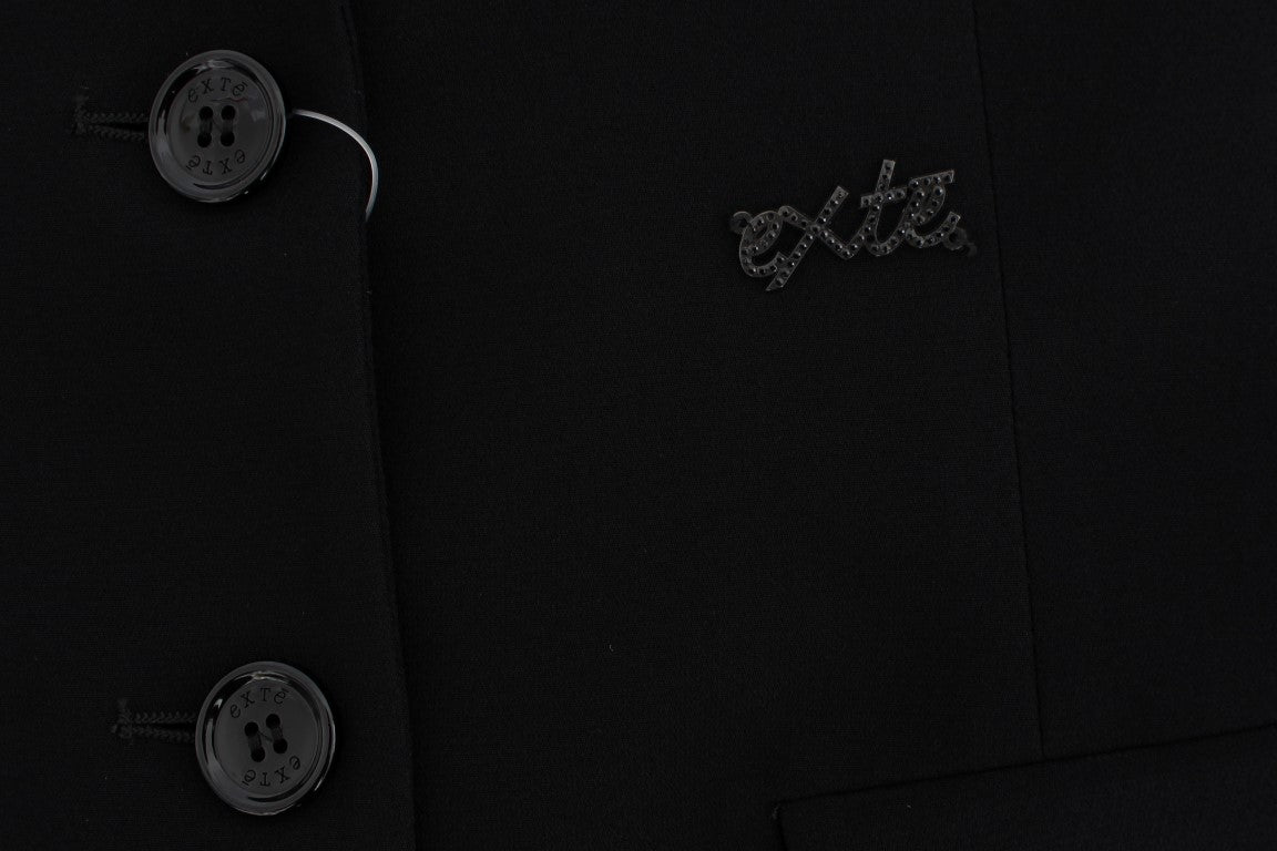 Black Two Button Suit - coffeewithmee2ExteP1699S