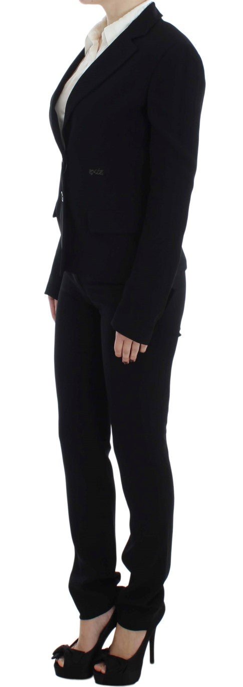 Black Two Button Suit - coffeewithmee2ExteP1699S