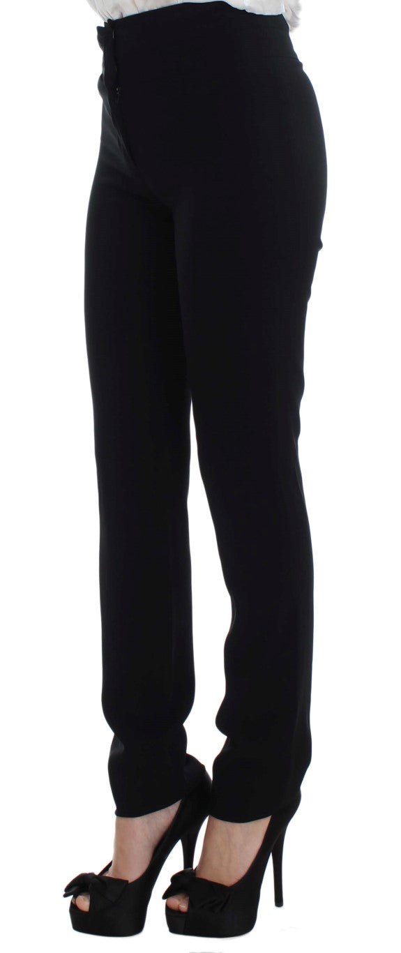 Black Two Button Two Piece Suit - coffeewithmee2ExteP1709S