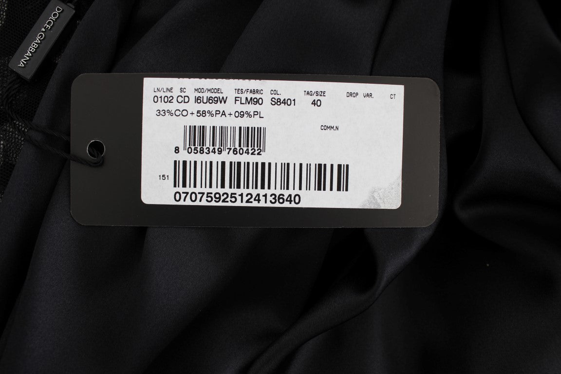 Black White Polka Dotted Ruffled Dress - coffeewithmee2Dolce & GabbanaP1033S