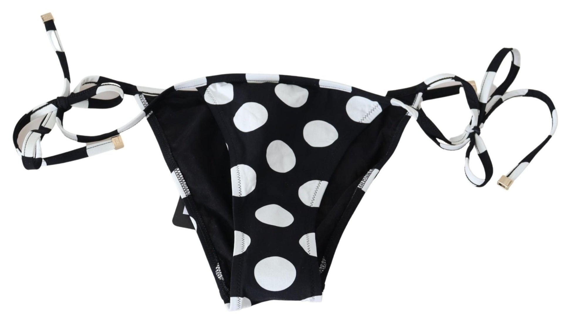 Black White Polka Print Two Piece Swimwear Bikini - coffeewithmee2Dolce & GabbanaP4100S