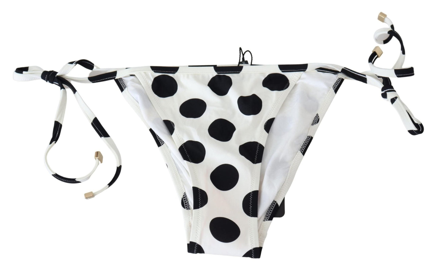 Black White Polka Print Two Piece Swimwear Bikini - coffeewithmee2Dolce & GabbanaP4099S
