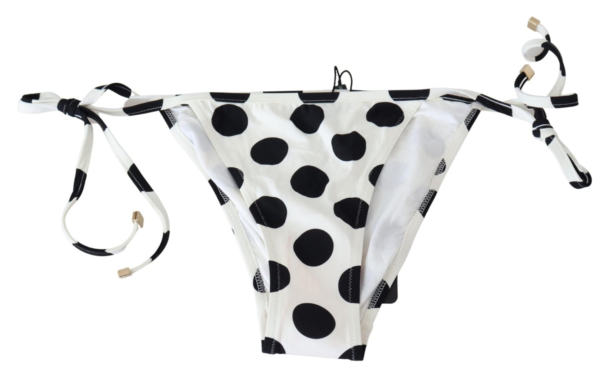 Black White Polka Print Two Piece Swimwear Bikini - coffeewithmee2Dolce & GabbanaP4099S
