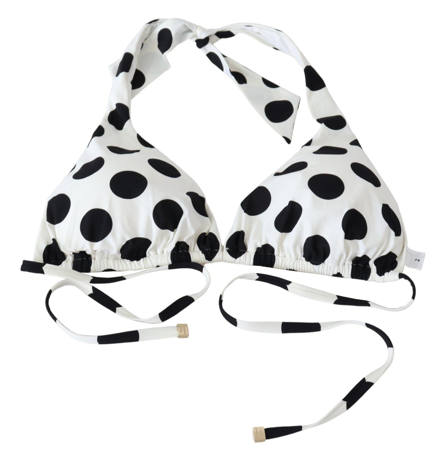 Black White Polka Print Two Piece Swimwear Bikini - coffeewithmee2Dolce & GabbanaP4099S