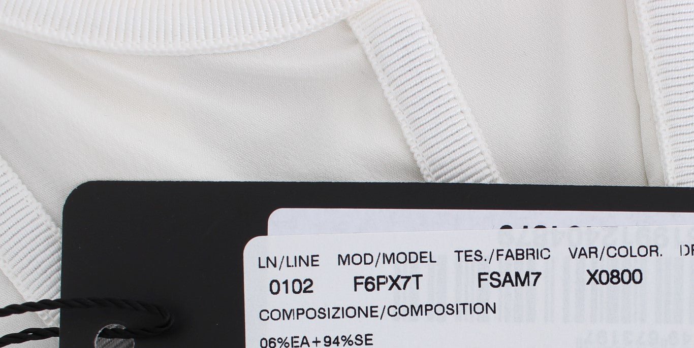 Black White Silk Stretch Dress - coffeewithmee2Dolce & GabbanaP1001S