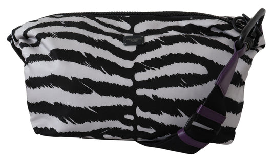 Black White Zebra Print Crossbody Women Bag - coffeewithmee2Dolce & GabbanaP0323S