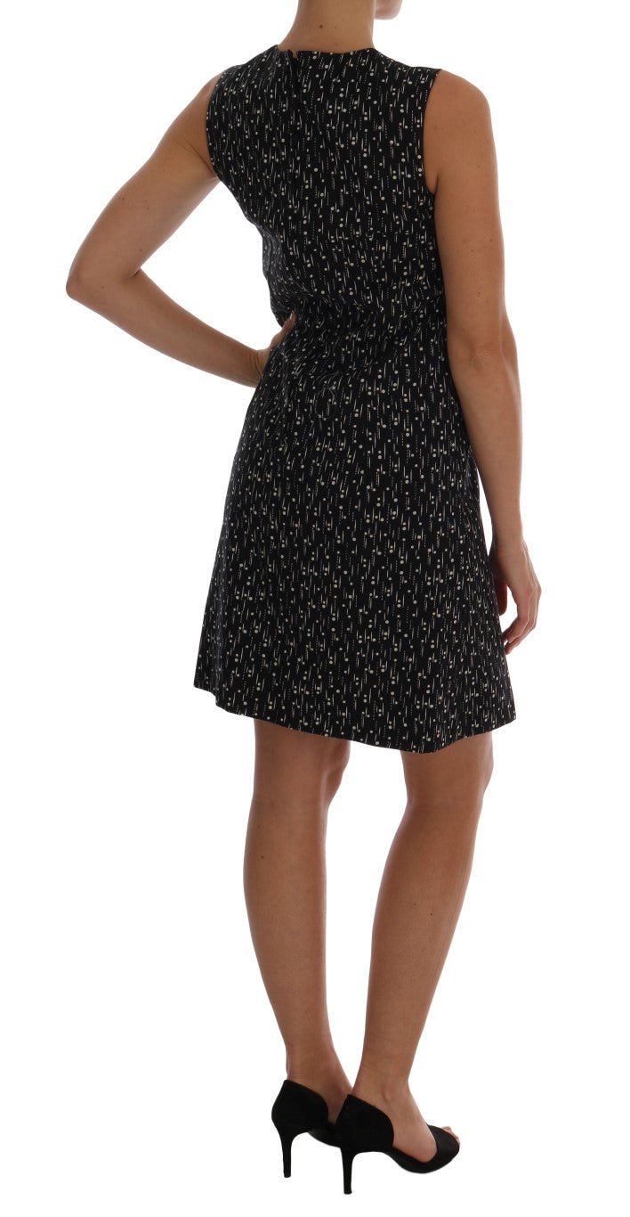 Black Wool Above Knee Dress - coffeewithmee2Dolce & GabbanaP2234S