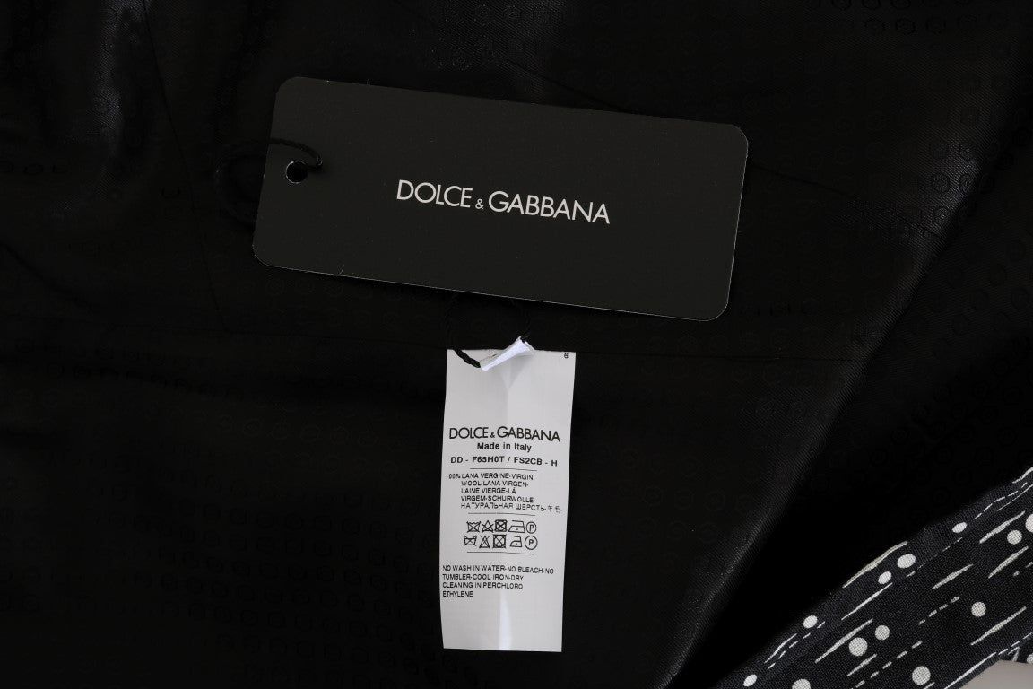 Black Wool Above Knee Dress - coffeewithmee2Dolce & GabbanaP2234S