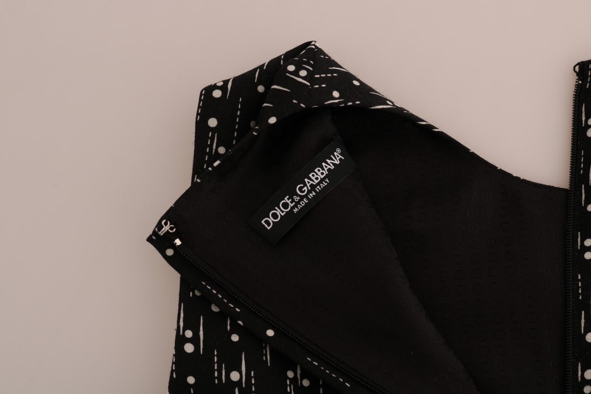 Black Wool Above Knee Dress - coffeewithmee2Dolce & GabbanaP2234S