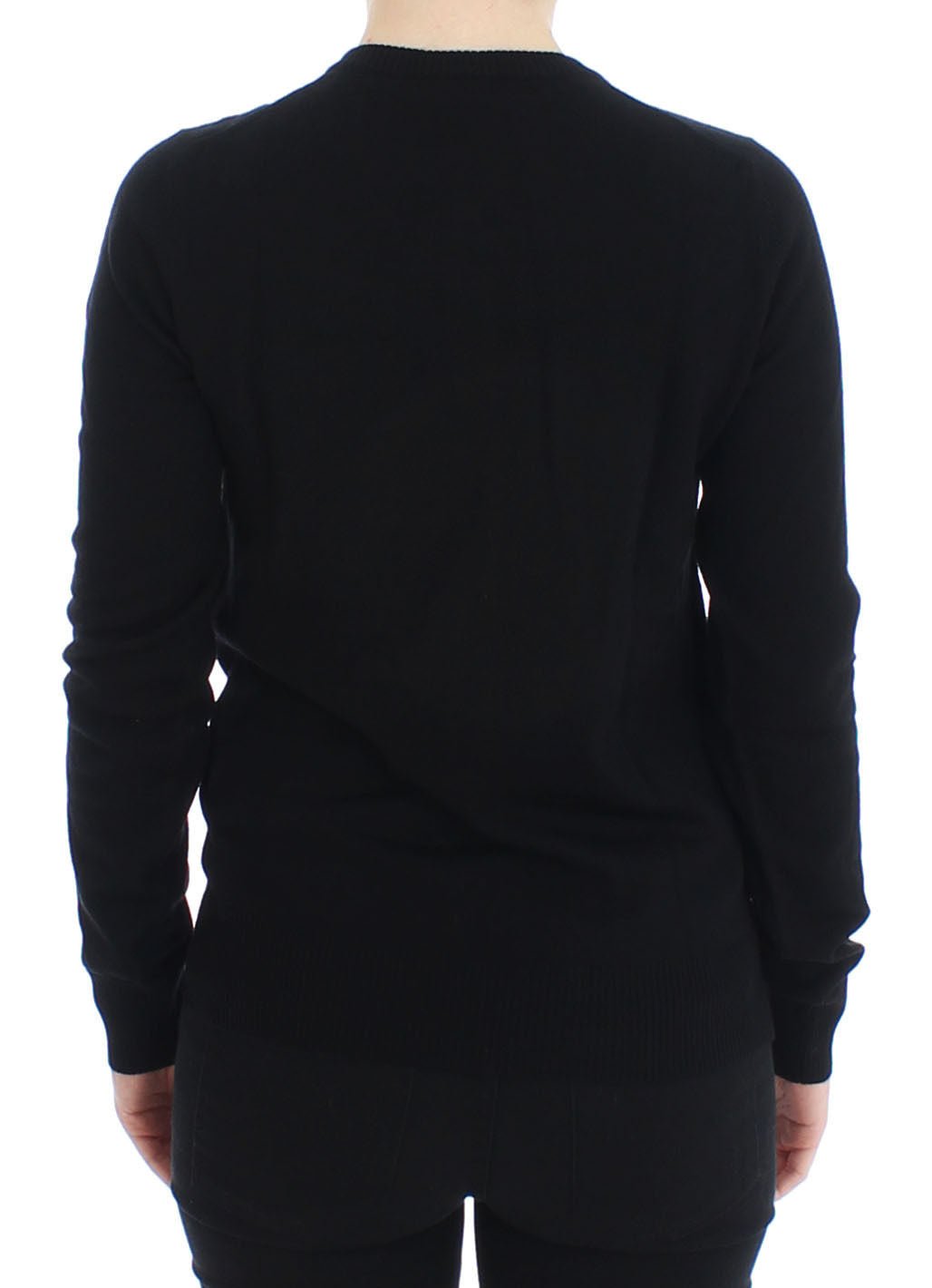 Black Wool Button Cardigan Sweater Top - coffeewithmee2Dolce & GabbanaP0792S