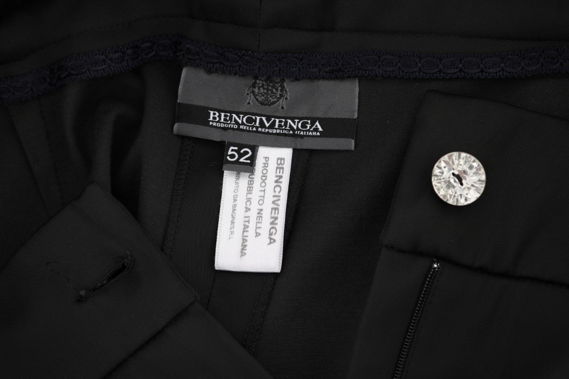 Black Wool Capri Dress Pants - coffeewithmee2BENCIVENGAP2223S