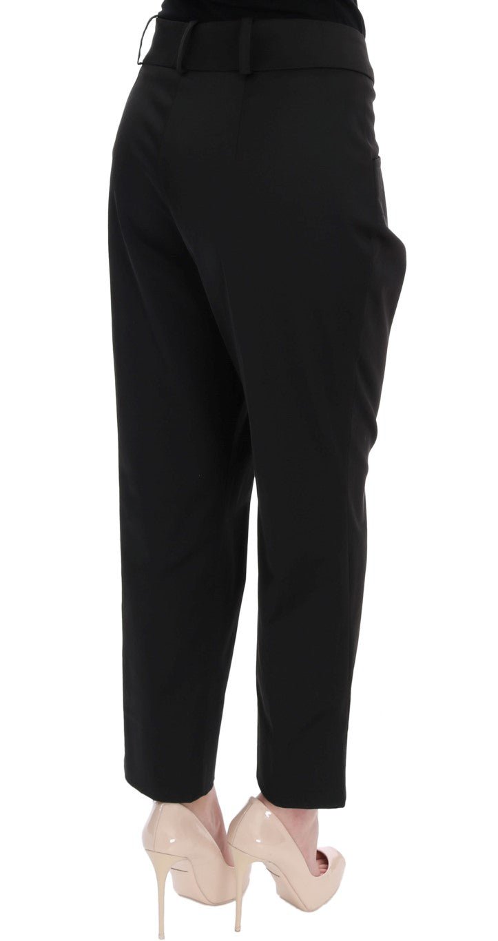 Black Wool Capri Dress Pants - coffeewithmee2BENCIVENGAP2223S
