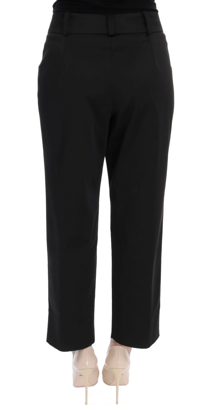 Black Wool Capri Dress Pants - coffeewithmee2BENCIVENGAP2223S