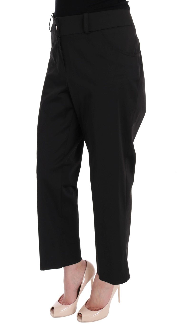 Black Wool Capri Dress Pants - coffeewithmee2BENCIVENGAP2223S