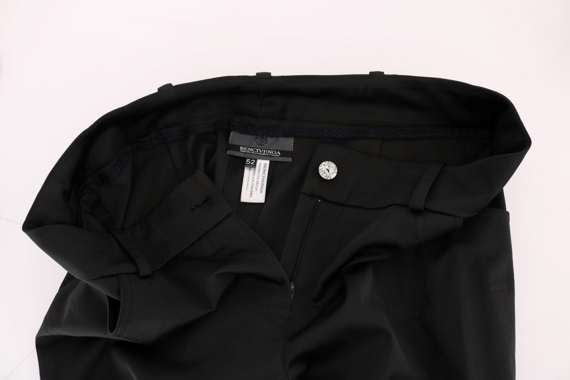 Black Wool Capri Dress Pants - coffeewithmee2BENCIVENGAP2223S