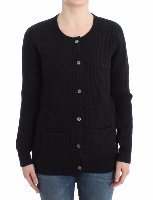 Black wool cardigan - coffeewithmee2John GallianoP0505S