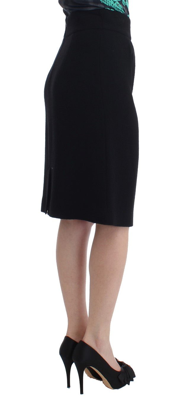 Black wool pencil skirt - coffeewithmee2CavalliP0613S