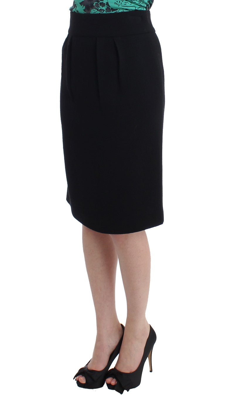 Black wool pencil skirt - coffeewithmee2CavalliP0613S